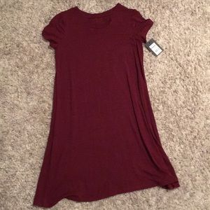 Burgundy Casual Dress